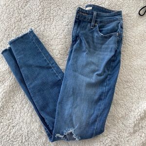 Ripped Levi jeans